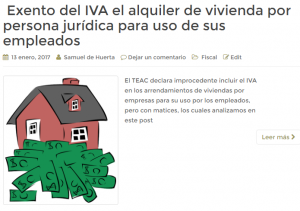 Exención iva alquiler vivienda