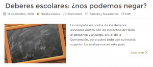 huelga de deberes