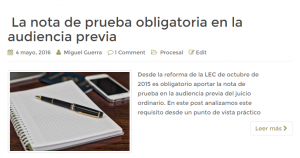 Nota de prueba