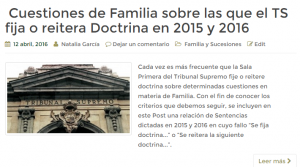 Tribunal Supremo Familia