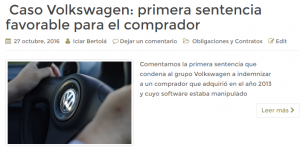 volkswagen favorable consumidor