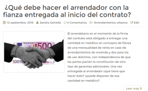 Fianza Arrendamientos Urbanos