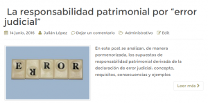 responsabilidad patrimonial error judicial